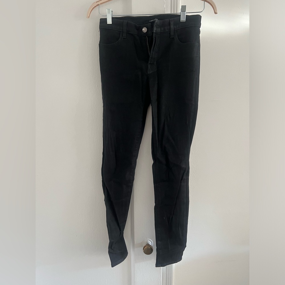 Coated skinny J Brand jeans